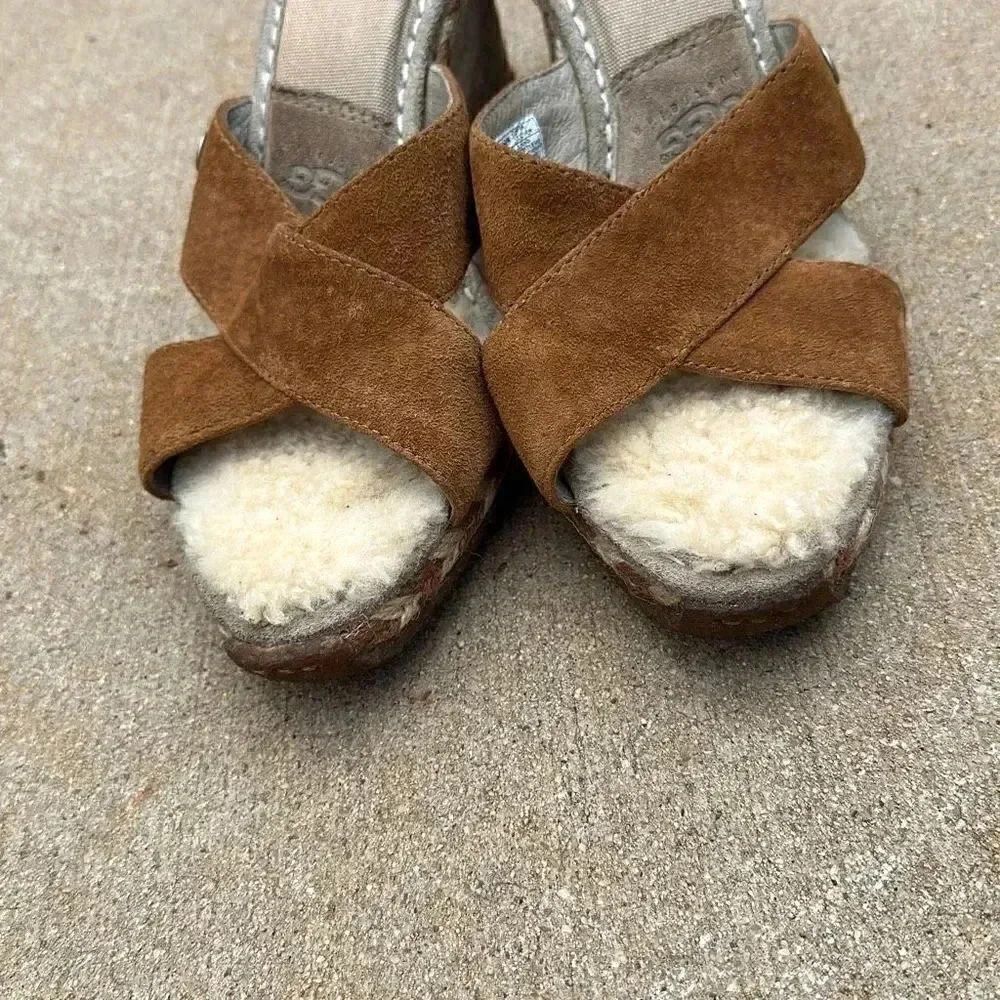 UGG Margott 1689 Suede Wedge Espadrilles - Picture 9 of 13